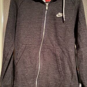 Nike Charcoal Full-Zip Sweatshirt